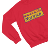 Sand t-shirt with Alan Partridge Radio Norwich & Sweatshirt Parody close-up