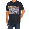 Grey t-shirt with Alan Partridge Smell My Cheese Sweatshirt Parody Jumper back view