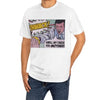Black t-shirt with Alan Partridge Smell My Cheese Sweatshirt Parody Jumper front view