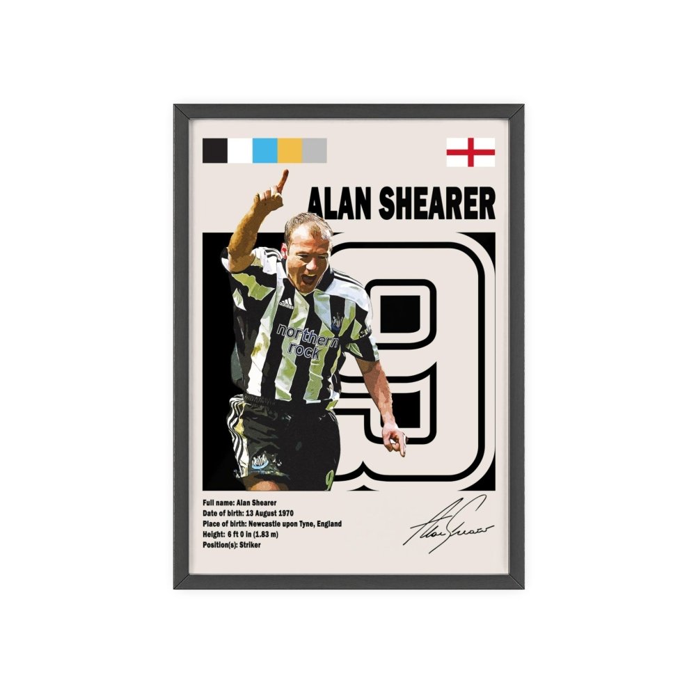 Alan Shearer Poster - Poster Kingz