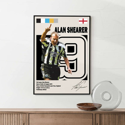 Alan Shearer Poster - Poster Kingz