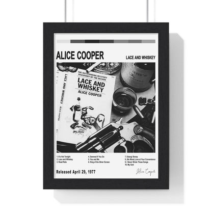 Alice Cooper - Lace and Whiskey Album Poster - Poster Kingz