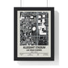 Allegiant Stadium Map Print - Las Vegas Raiders Print