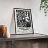 Framed Allegiant Stadium - Las Vegas Raiders map print