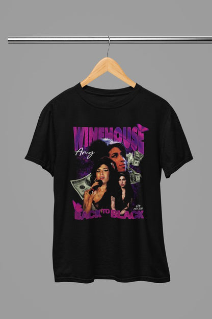 Amy Winehouse Back to Black T-Shirt - Poster Kingz