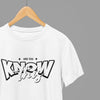 Grey t-shirt with And You Know This Quote Friday Movie /Sweatshirt front view