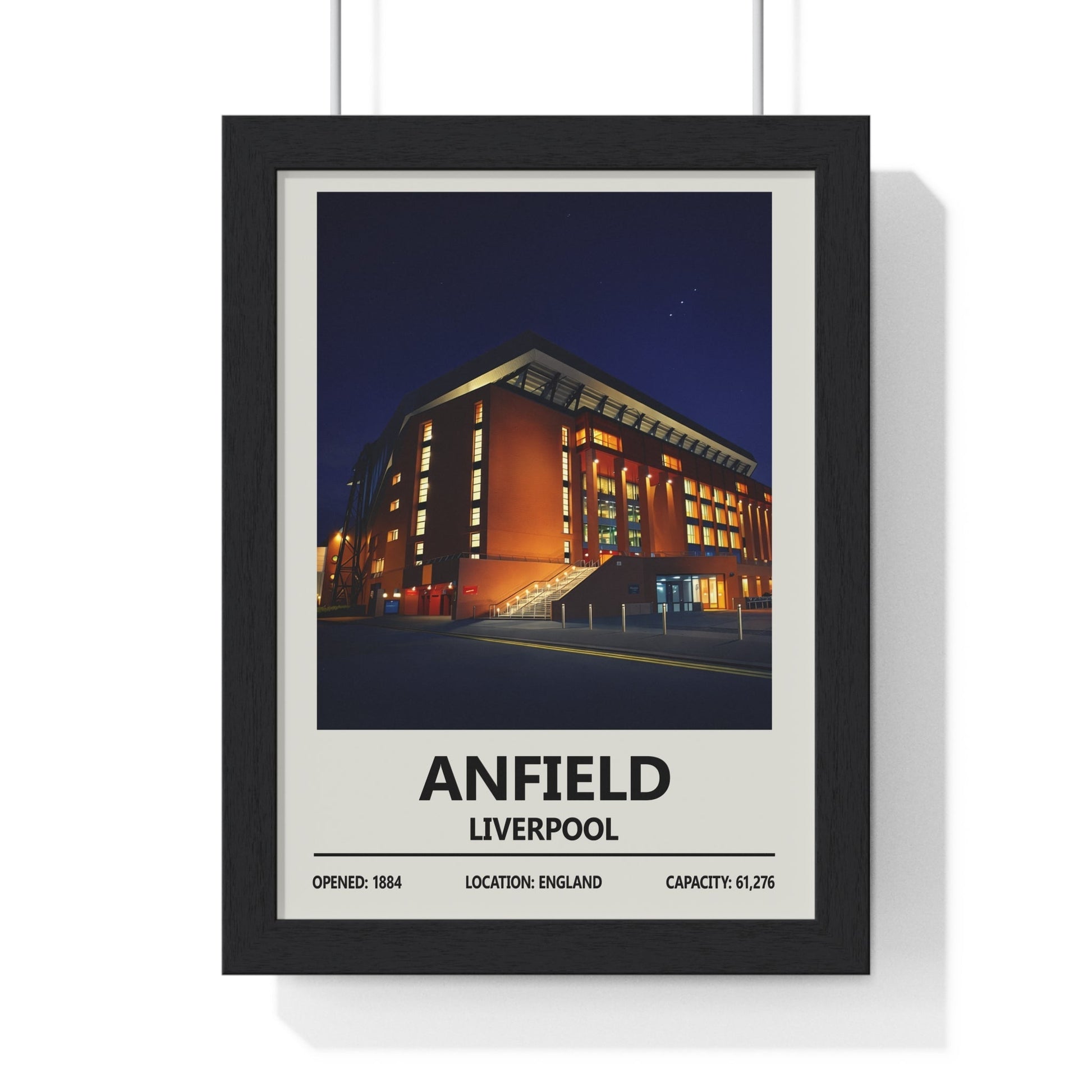 Framed Anfield Night Edition poster