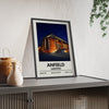 Framed Anfield Night Edition poster