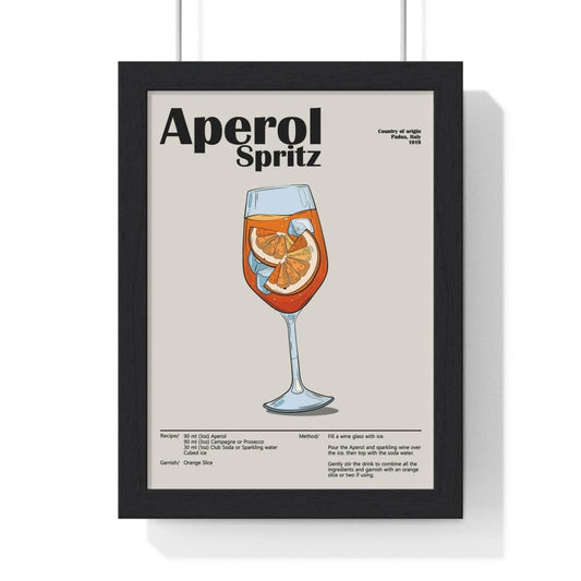 Aperol Spritz Cocktail Poster - Poster Kingz