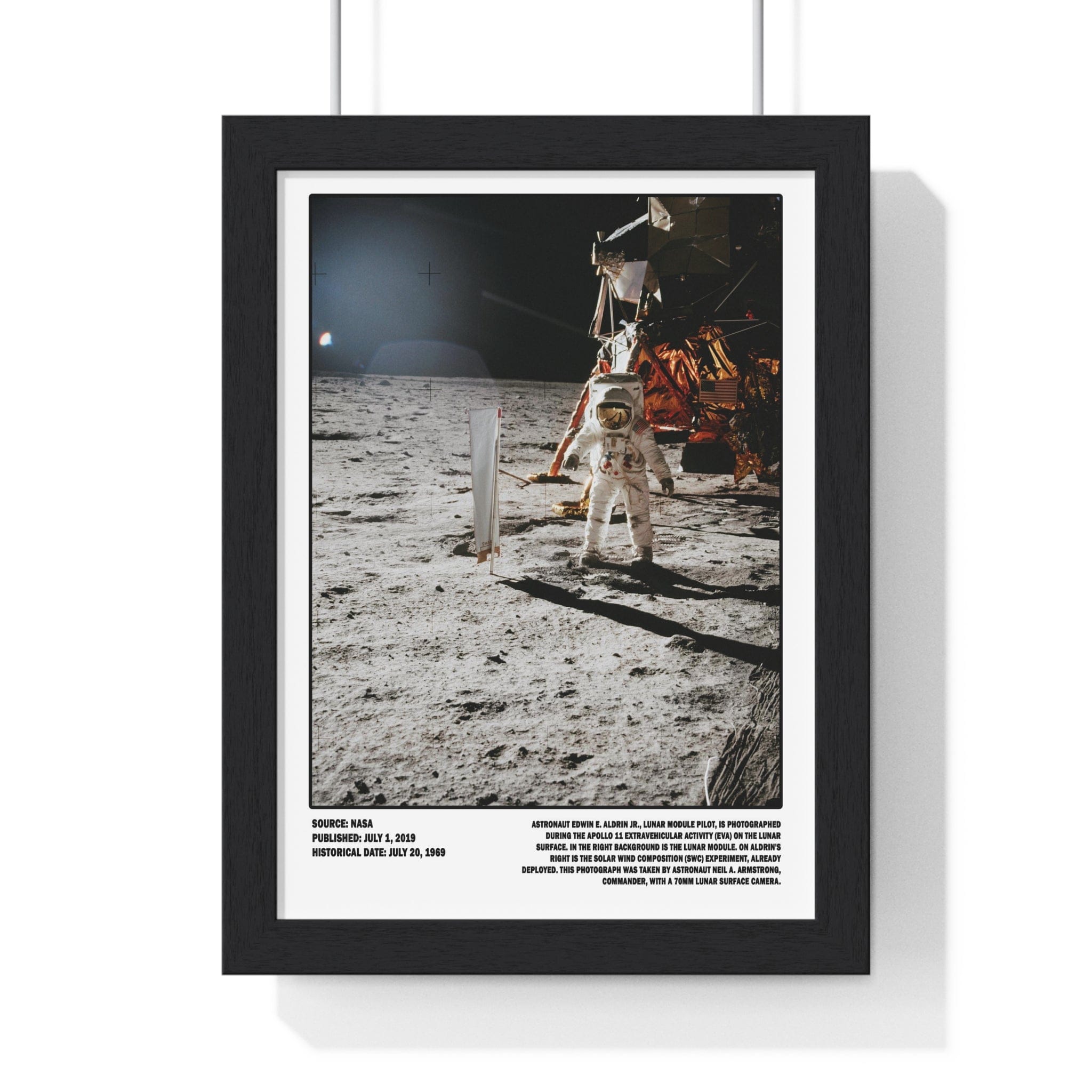 Apollo 11 Moon Landing Poster | NASA Space Print – Poster Kingz