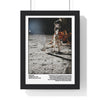 Framed Apollo 11 Moon Landing poster