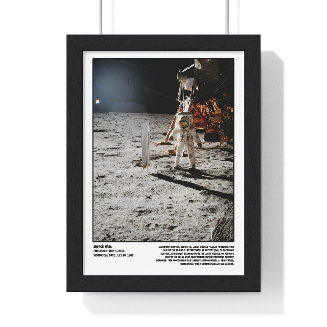 Apollo 11 Moon Landing Poster | NASA Space Print – Poster Kingz