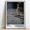 Framed Apollo 11 Moon Landing poster
