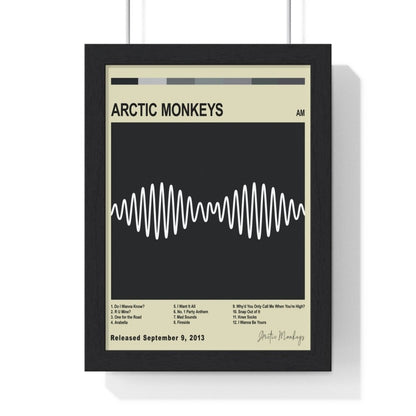 Arctic Monkeys Collection Album Poster - Poster Kingz - A5 (unframed) - AM (2013) - Off White - album_poster