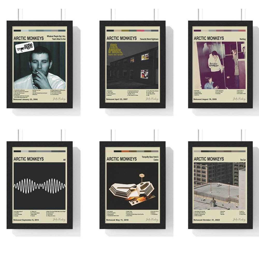 Arctic Monkeys Collection Album Poster - Poster Kingz album_poster