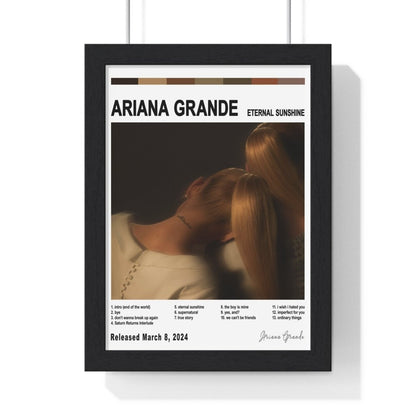 Ariana Grande - eternal sunshine Album Cover Poster - Poster Kingz