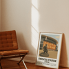 Framed Arsenal Emirates Stadium poster