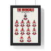 Arsenal Invincibles 2003-04 XI print in a black frame