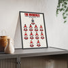 Arsenal Invincibles 2003-04 XI framed print leaning on a sideboard