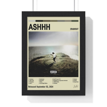 Ashhh - CRASHOUT Album Cover Poster - Poster Kingz