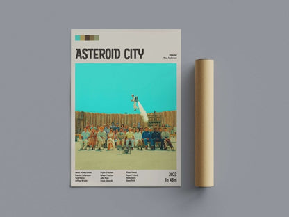 Asteroid City 2023 Info Movie Poster - Poster Kingz