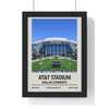 Framed AT&T Stadium Dallas Cowboys poster