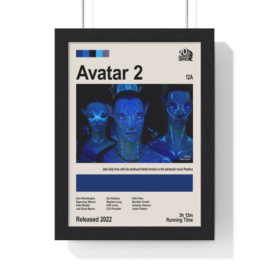 Avatar 2 Minimalist Poster – Stunning Sci - Fi Art Print - Poster Kingz - A5 (unframed) - 