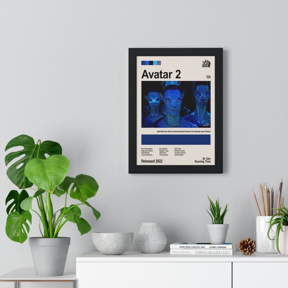 Avatar 2 Minimalist Poster – Stunning Sci - Fi Art Print - Poster Kingz - A5 (unframed) - 