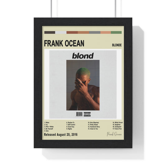 Frank Ocean - Blonde Album Poster