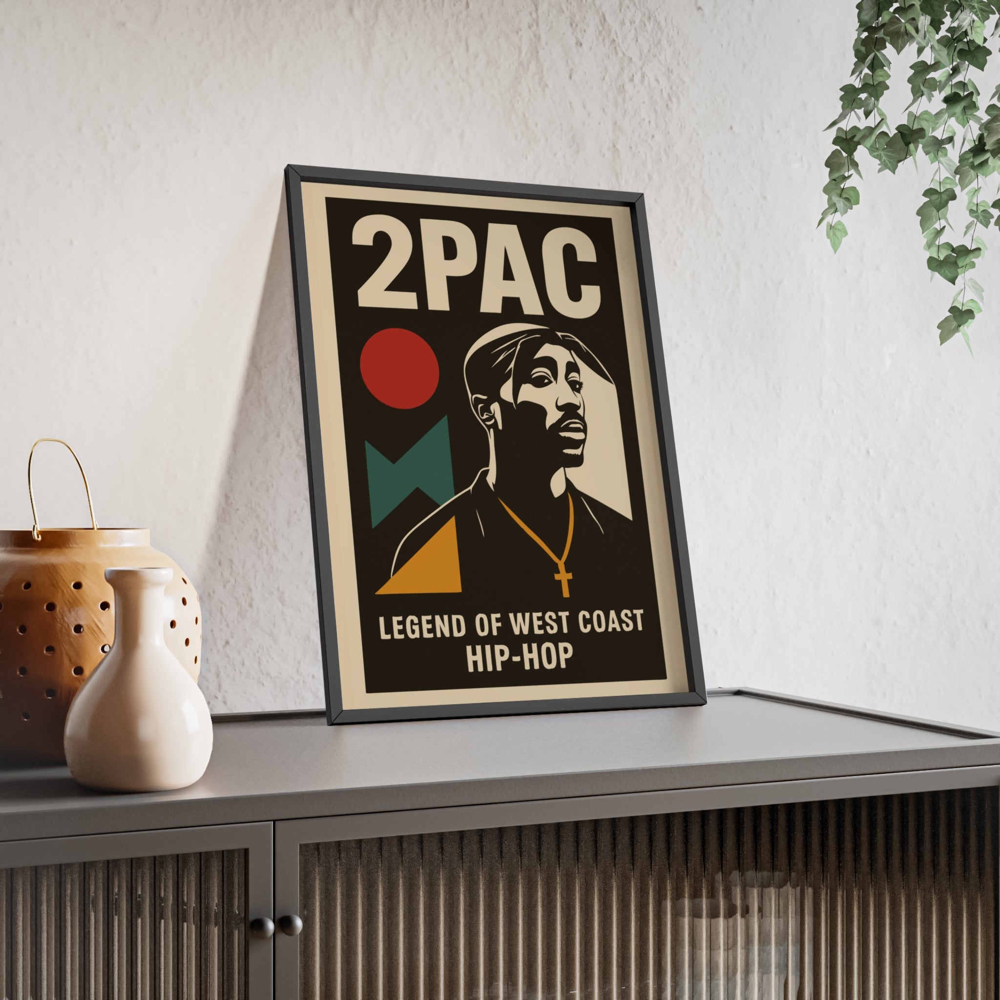 2Pac Tribute Poster | West Coast Hip-Hop Art Print