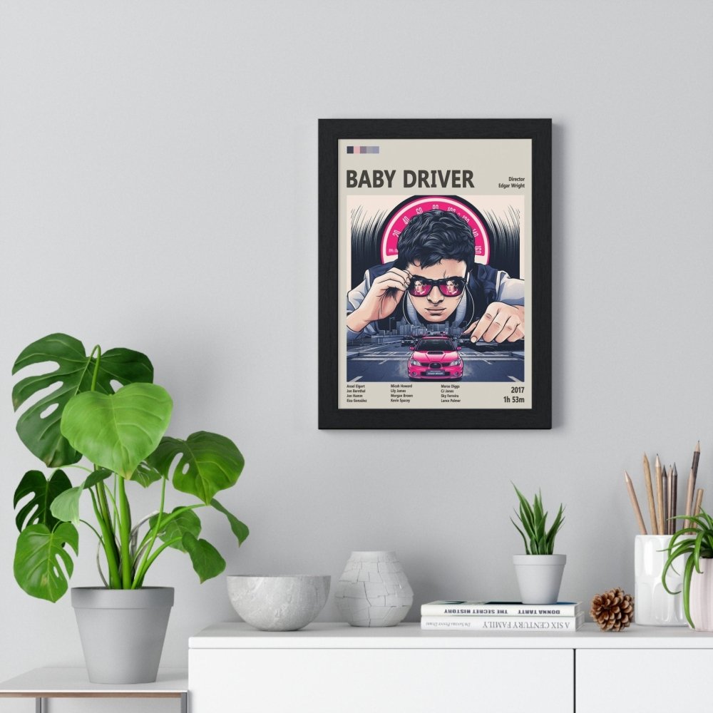 Baby Driver Info Movie Poster - Poster Kingz