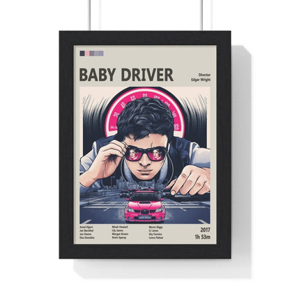 Baby Driver Info Movie Poster - Poster Kingz