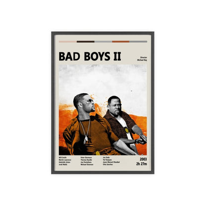 Bad Boys II Poster – High - Octane Action Comedy Art Print - Poster Kingz - A5 (unframed) - 