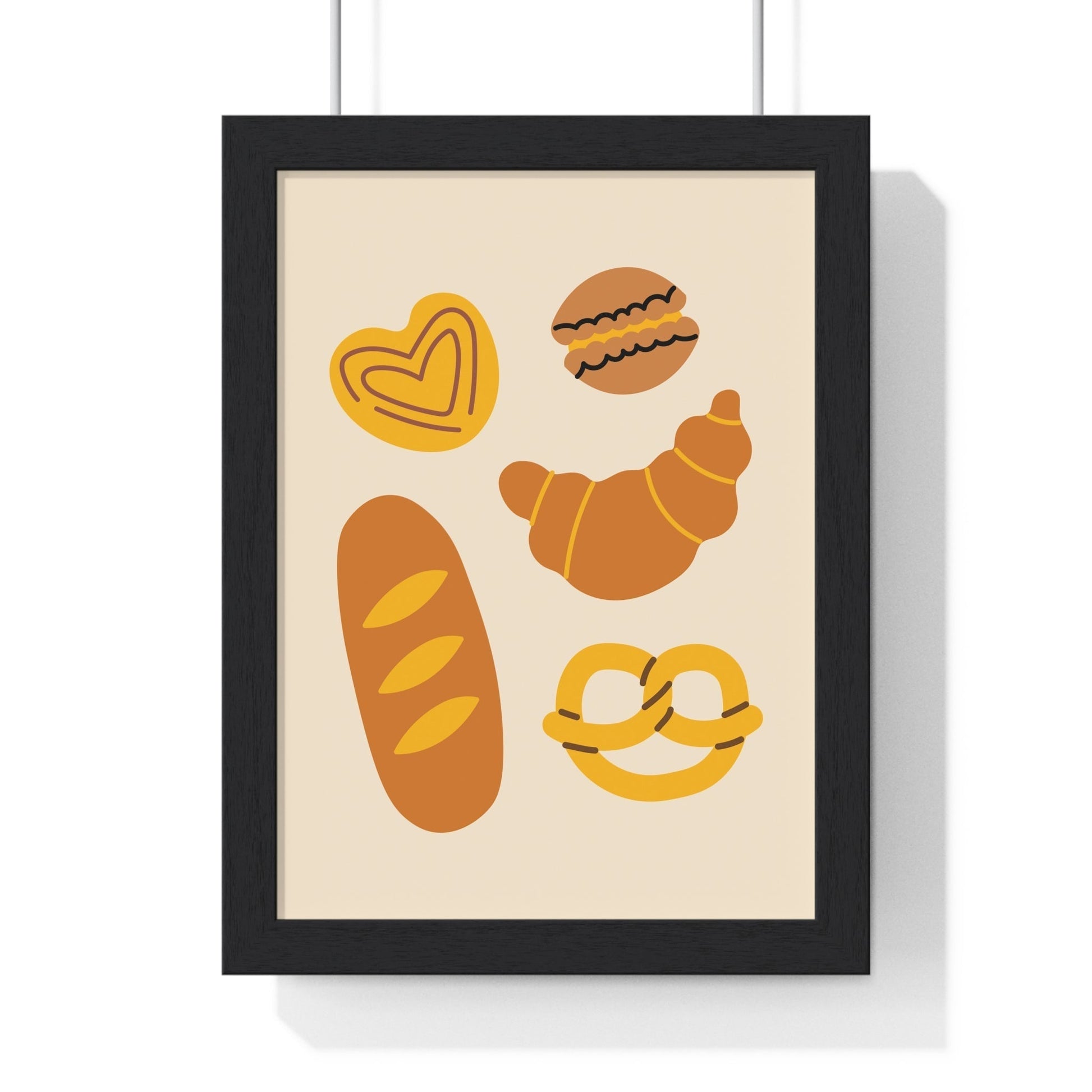 Framed Bakery Bread kitchen print