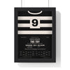 Barbarians v All Blacks 1973 Poster - Gareth Edwards 9 The Try Cardiff Arms Park Print framed in a black frame, ready to hang