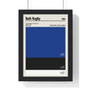 Bath Rugby Colour Swatch Poster Print