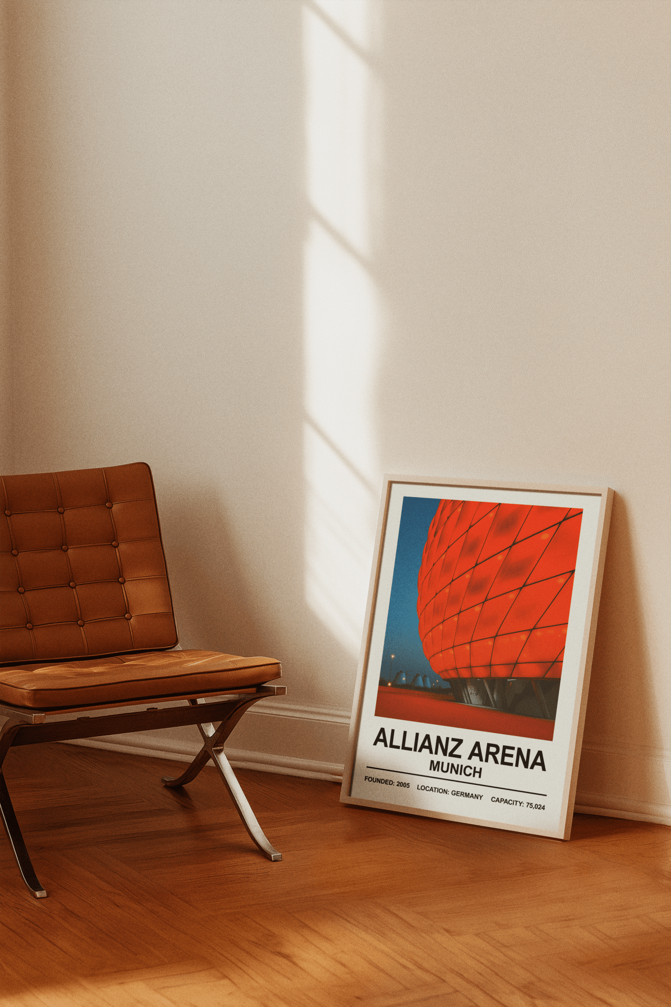 Framed Bayern Munich Allianz Arena Stadium poster