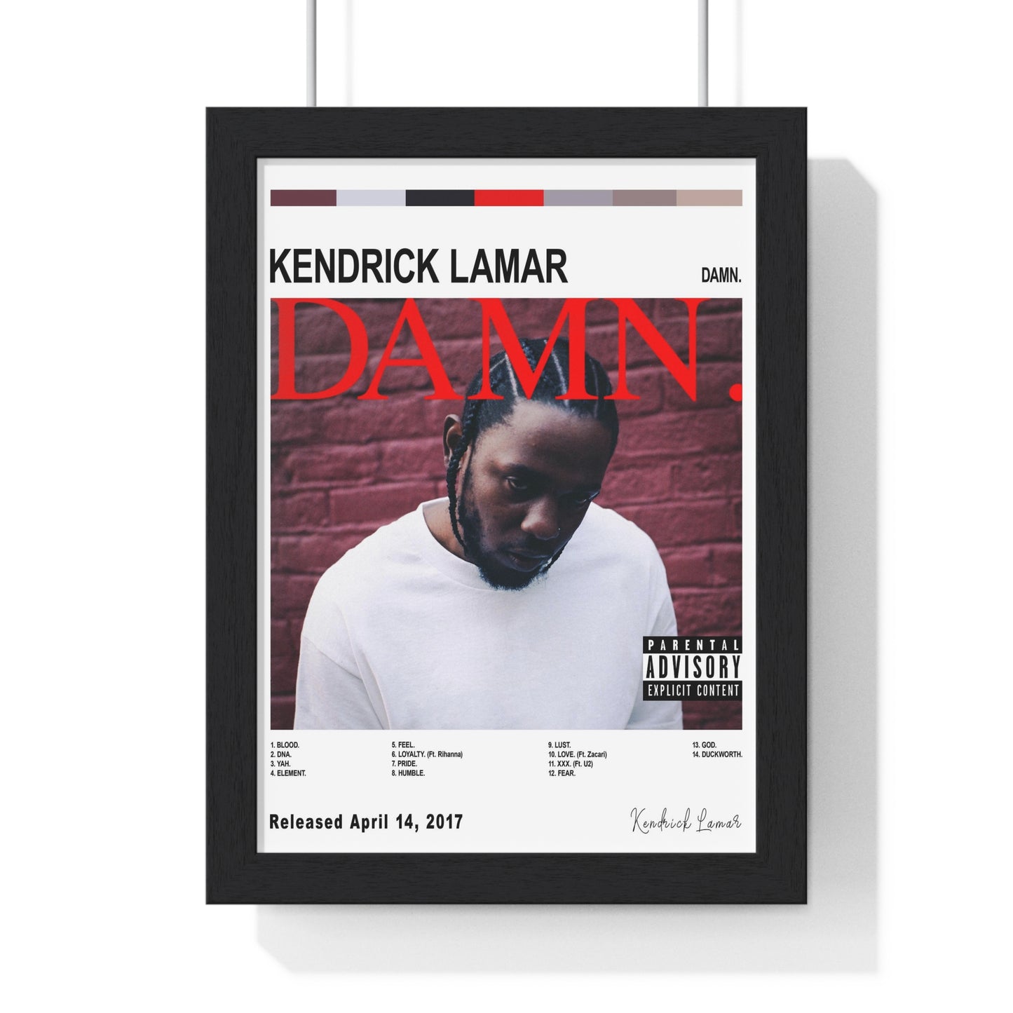 Kendrick Lamar Album Cover Poster