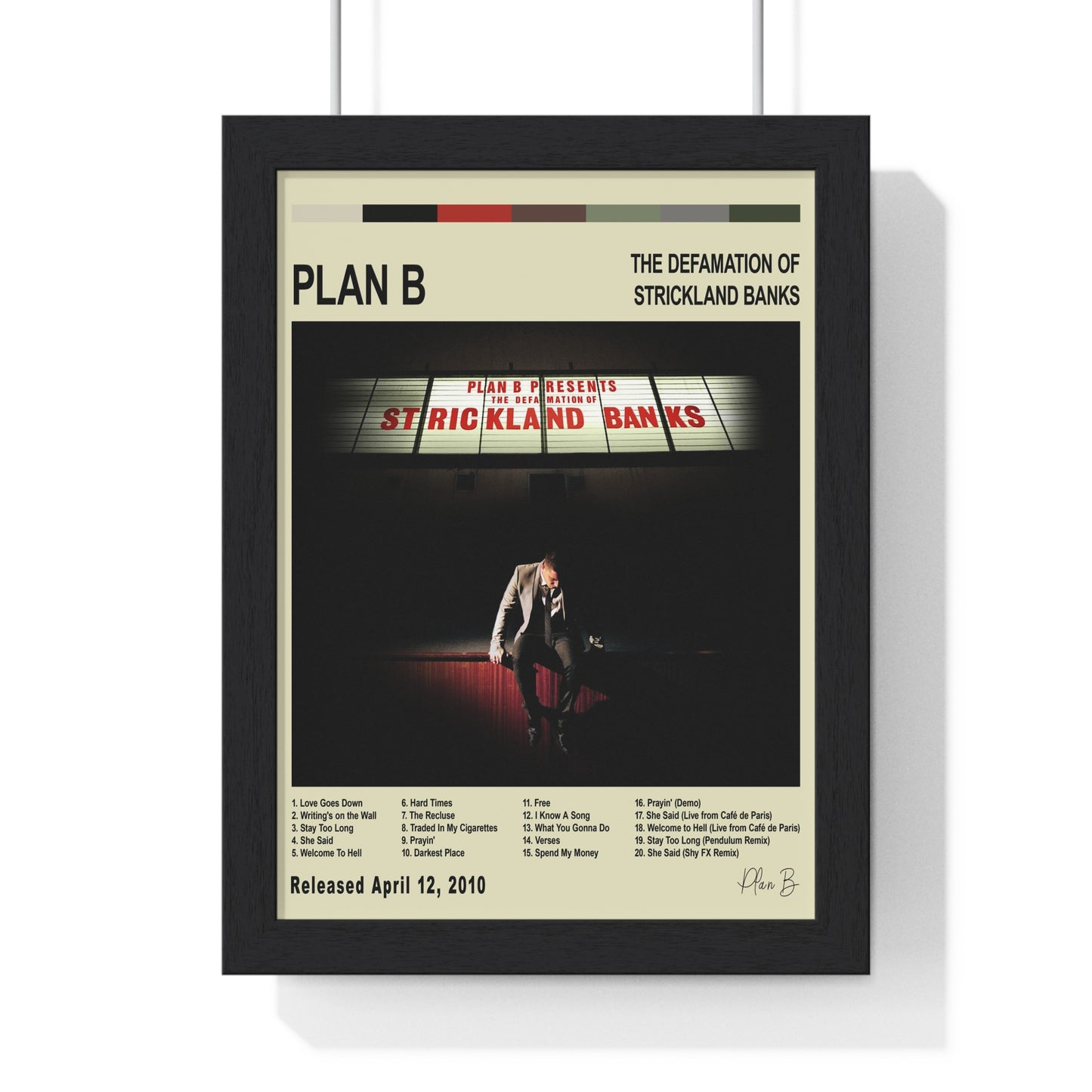 Plan B (UK) - The Defamation of Strickland Banks Album Cover Poster