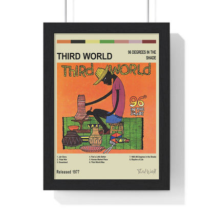 Third World - 96 Degrees in the Shade Album Cover Poster