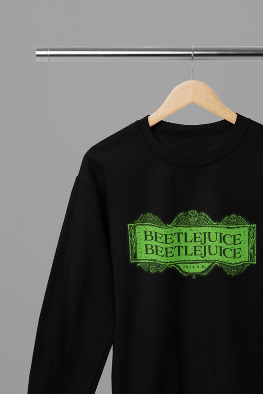 Beetlejuice Beetlejuice 2024 Logo Movie T-Shirt/Sweatshirt - Poster Kingz