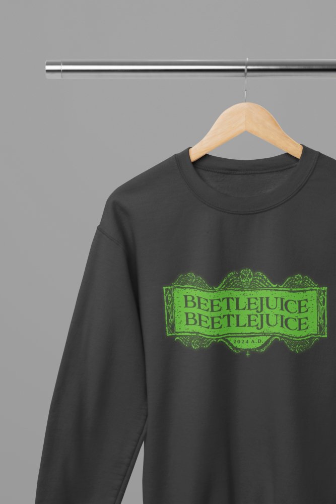 Beetlejuice Beetlejuice 2024 Logo Movie T-Shirt/Sweatshirt - Poster Kingz