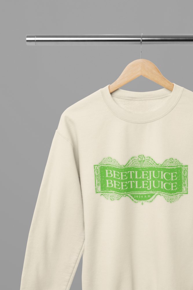 Beetlejuice Beetlejuice 2024 Logo Movie T-Shirt/Sweatshirt - Poster Kingz