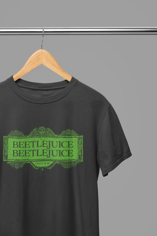 Beetlejuice Beetlejuice 2024 Logo Movie T-Shirt/Sweatshirt - Poster Kingz