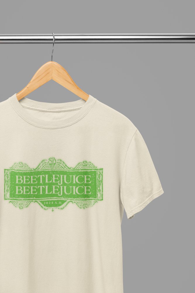 Beetlejuice Beetlejuice 2024 Logo Movie T-Shirt/Sweatshirt - Poster Kingz