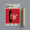 Framed Better Call Saul TV series poster back view