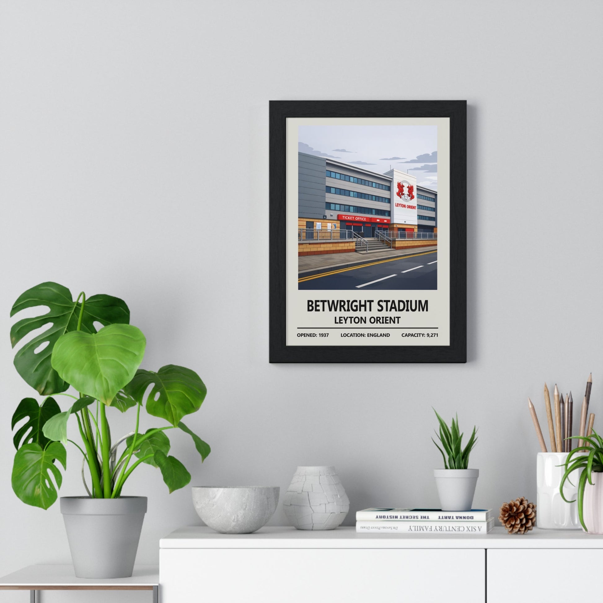 BetWright Stadium Leyton Orient Print - Poster Kingz - A5 (unframed) - 