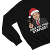 Blue t-shirt with Bill Murray Scrooged Christmas Sweatshirt & Parody