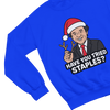Grey t-shirt with Bill Murray Scrooged Christmas Sweatshirt & Parody