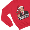 Blue t-shirt with Bill Murray Scrooged Christmas Sweatshirt & Parody